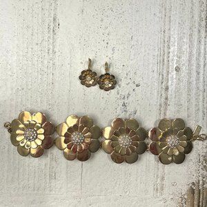 Kate Spade Flower Bracelet PLUS earrings